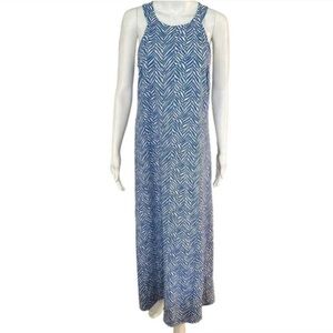 J. McLaughlin Chevron Patterned Maxi Dress